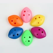 ASKMZ Professional 6 Holes Plastic Treble C Ocarina Flute Kids Musical Instrument
